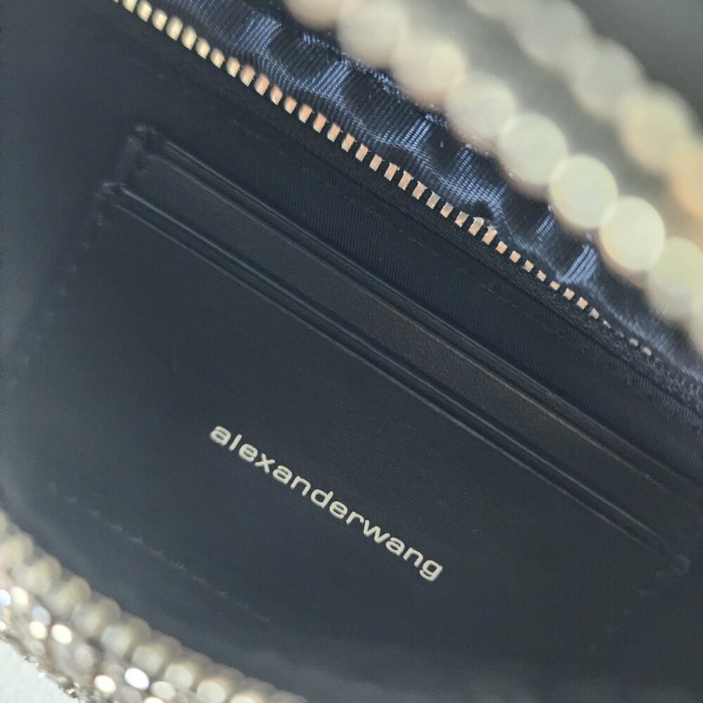 Alexander Wang Rhinestone Pouch/Sling Bag "EUC" - Picture 4 of 16